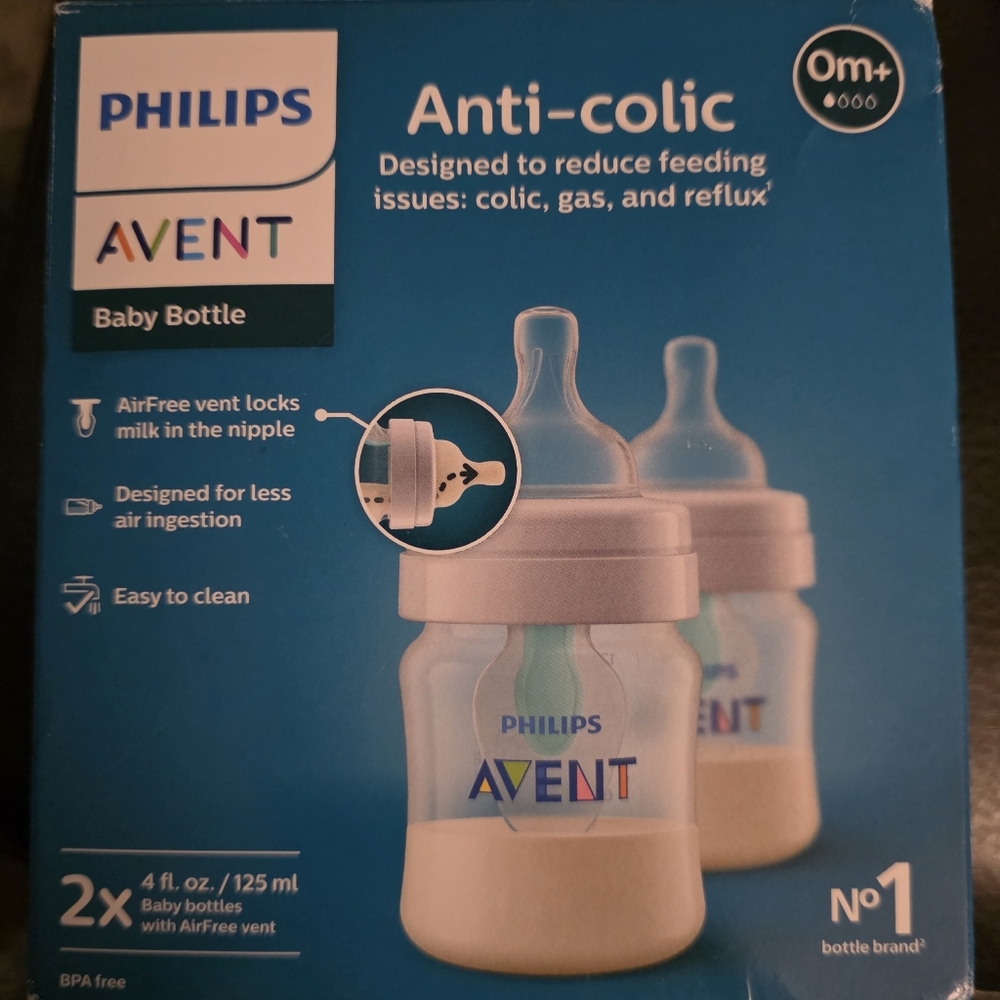 Phillips Avent anti-colic baby bottles
